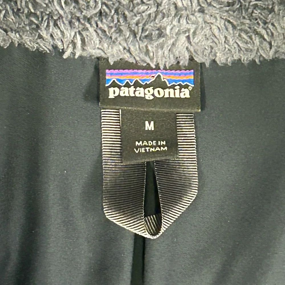 Patagonia Los Gatos Fleece Jacket Full Zip Soft Fuzzy Navy Blue Women’s Medium - Picture 3 of 9